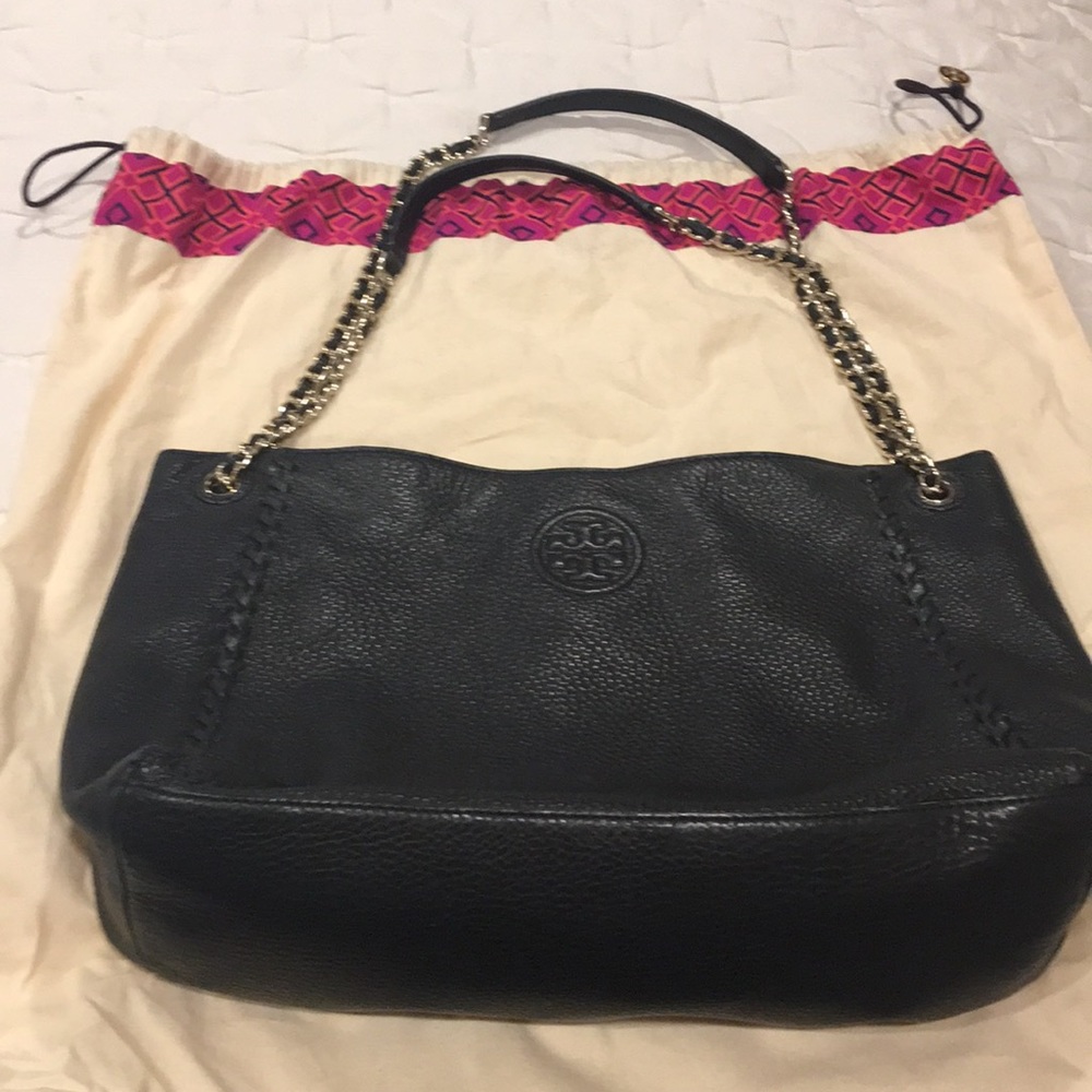 Tory Burch black leather bag